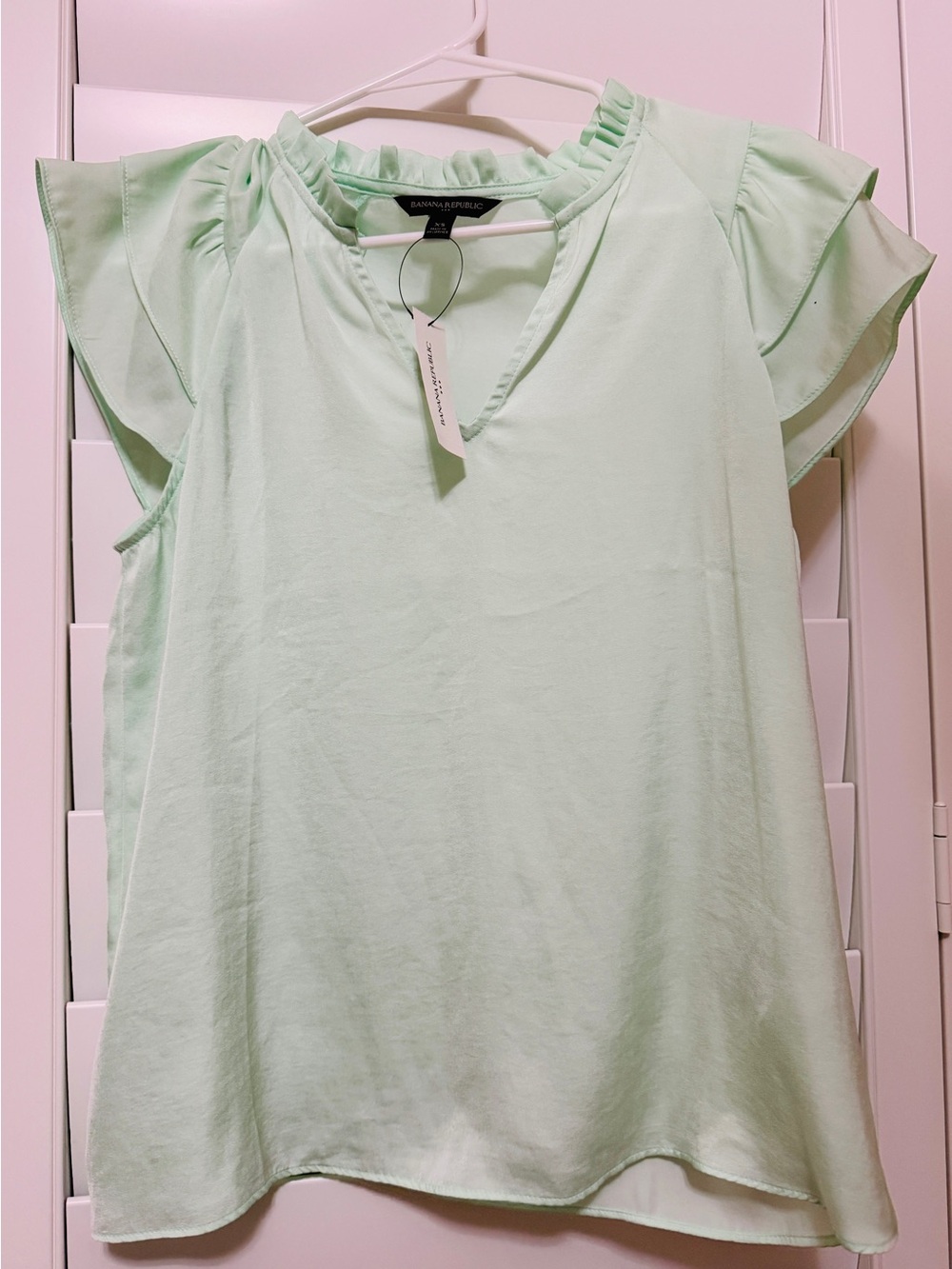 Banana Republic Mint Green Short Sleeve XS